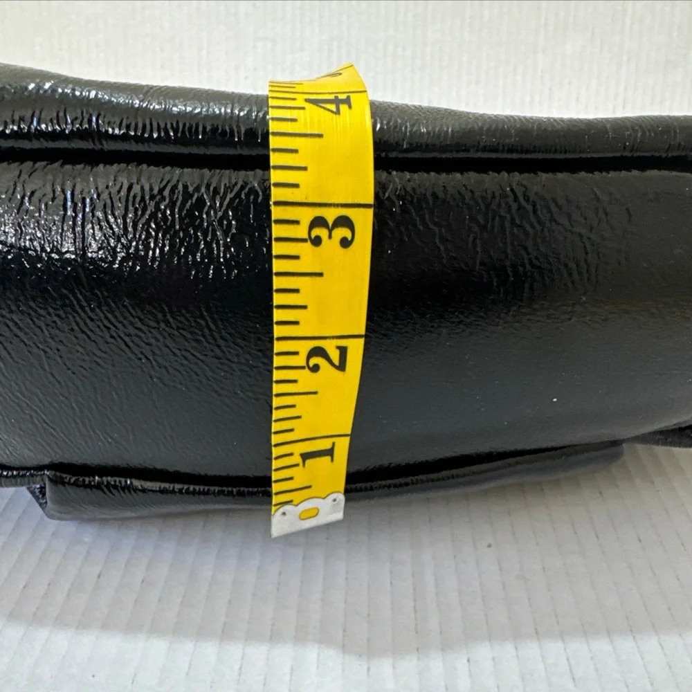 TALBOTS Genuine Leather Black Hobo Shoulder Bag Excellent Condition Medium Size